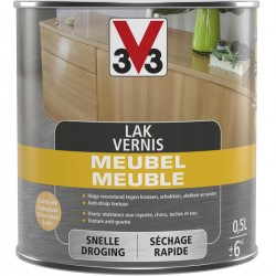V33 vernis meuble chêne clair satin 0,50 L