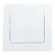 Interrupteur unipolaire encastré ECO blanc