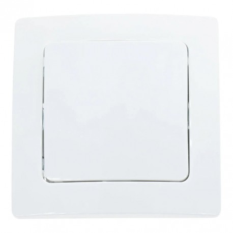 Interrupteur unipolaire encastré ECO blanc
