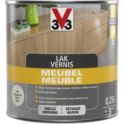 V33 vernis meuble blanc satin 0,25 L