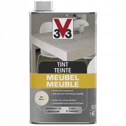 V33 huile meuble deco blanc mat 0,5 L