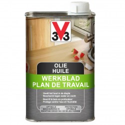 V33 huile pour plan de travail mat incolore 0,5 L