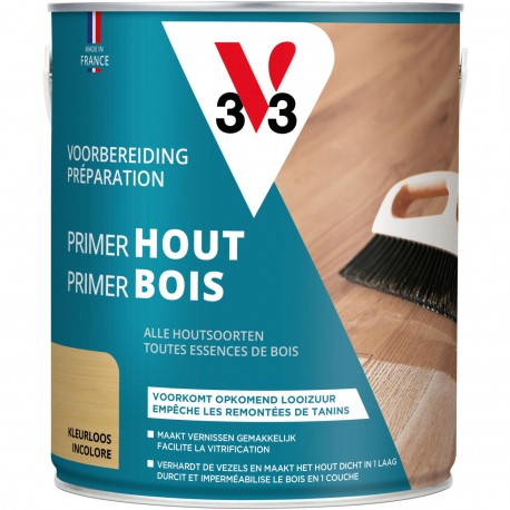 V33 primer vitrificateur parquet incolore 2,5 L