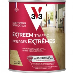 V33 vitrificateur parquet passages extrêmes incolore mat 0,75 L