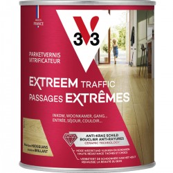 V33 vitrificateur parquet passages extrêmes incolore brillant 0,75 L