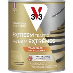 V33 vitrificateur escaliers passages extrêmes incolore satin 0,75 L