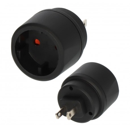 Adaptateur de voyage Brennenstuhl Europe vers USA, Japon
