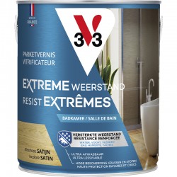 V33 vitrificateur extrême salle de bain incolore satin 0,75 L
