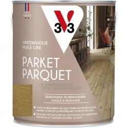 V33 huile-cire parquet chêne moyen mat 1 L