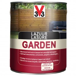 V33 lasure garden chêne foncé mat 5 L