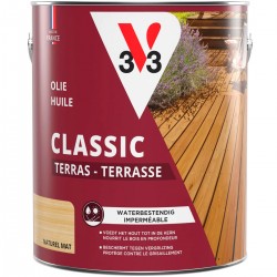 V33 huile pour terrasse Incolore mat 2,5 L