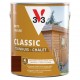 V33 lasure Chalets Color chêne foncé satin 0,75 L