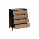 Commode 4 tiroirs Chevrons