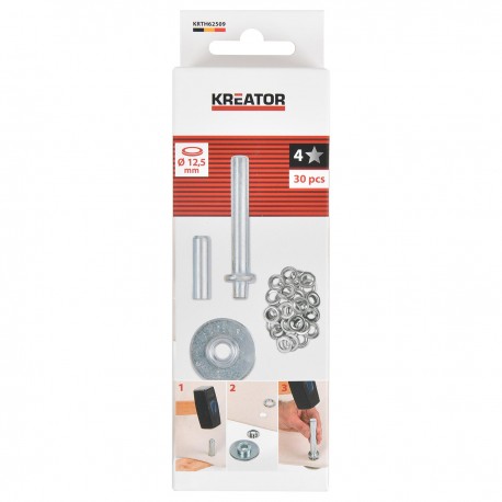 Kit réparation oeillets de bâche 12,5 mm