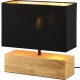 WOODY Lampe de table rectangulaire noir