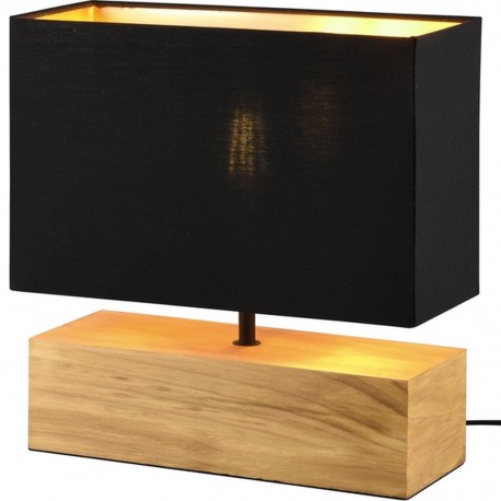 WOODY Lampe de table rectangulaire noir