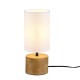 WOODY Lampe de table rond blanc