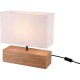 WOODY Lampe de table rectangulaire blanc