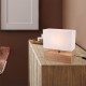 WOODY Lampe de table rectangulaire blanc