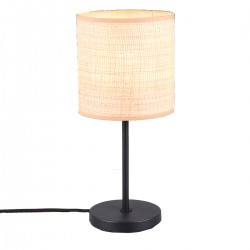 AIMEE Lampe de table carré blanc cassé algues