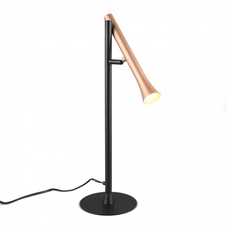 FIATO Lampe de table cuivre/noir 53 cm