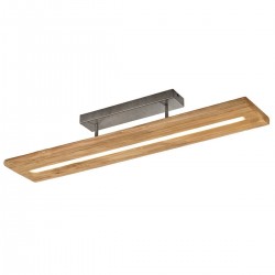 BRAD plafonnier LED bois 100cm