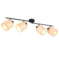 AIMEE barre 4 spots orientables 87 cm algues