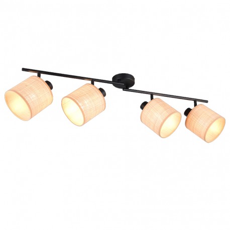 AIMEE barre 4 spots orientables 87 cm algues