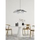 FLEUR suspension métal noir mat 87cm