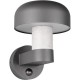 FRASER Applique extérieure  gris/béton + détecteur 24,5cm