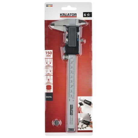 Pied à coulisse digital en inox 150 mm