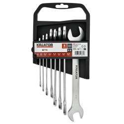 Jeu de 8 clés plates 6 à 22 mm