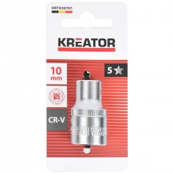 Douille 1/2" 6 pans 10 mm KREATOR