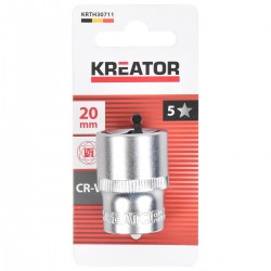Douille 1/2" 6 pans 20 mm KREATOR