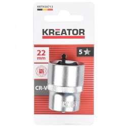 Douille 1/2" 6 pans 22 mm KREATOR