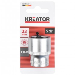 Douille 1/2" 6 pans 23 mm KREATOR