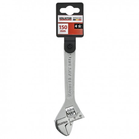 Clé à molette 150mm KREATOR 