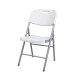 Chaise pliante blanche