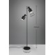 AGUDO Lampadaire 161 cm noir