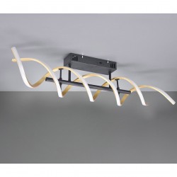 FIATO Plafonnier 41W noir 90cm