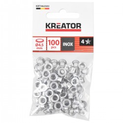 Oeillets en aluminium 4mm - 100pcs KREATOR