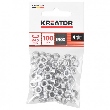 Oeillets en aluminium 4mm - 100pcs KREATOR